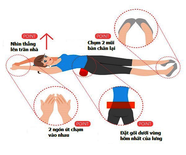 nằm đốt mỡ bụng