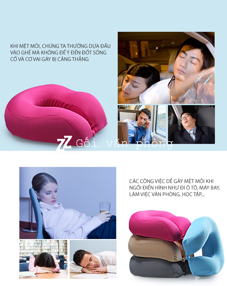 Gối chữ C khổ lớn