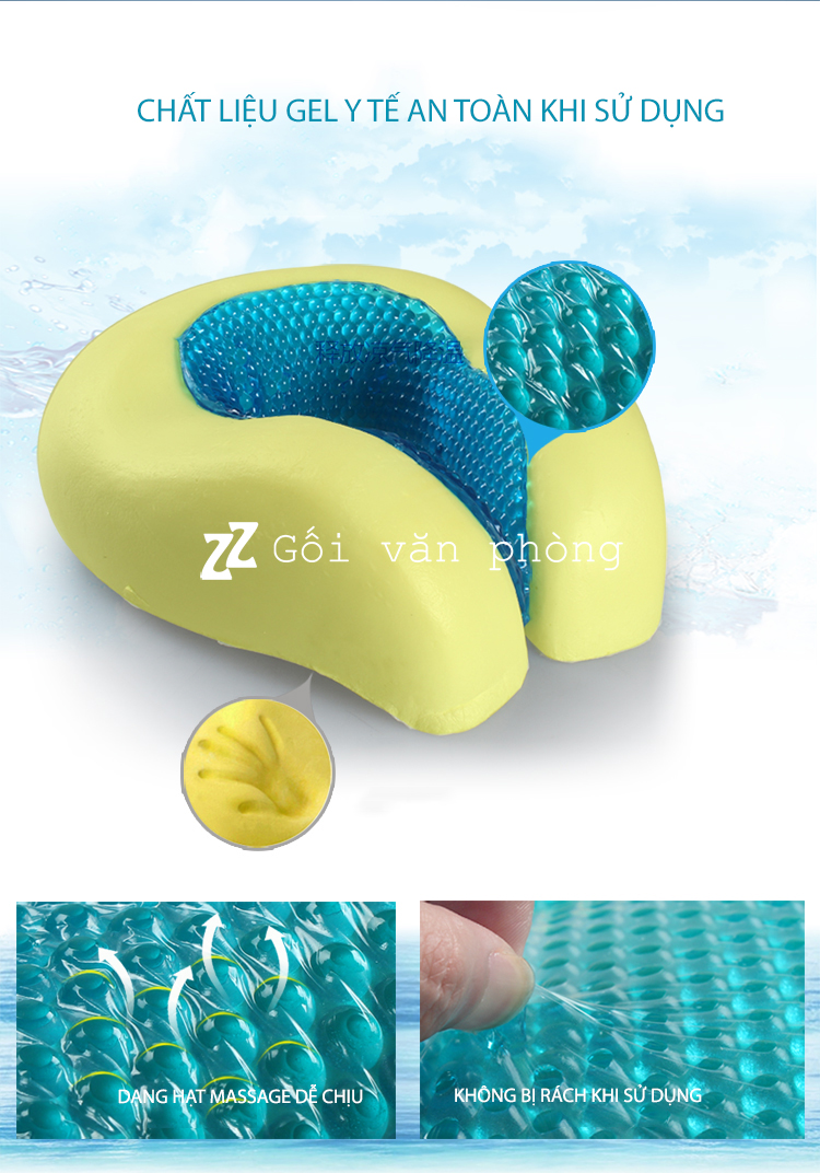 Gối gel lạnh làm mát Gối gel lạnh làm mát