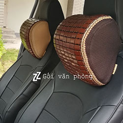 Gối kê cổ ô tô vỏ mắt trúc GLC-04S Gối kê cổ ô tô vỏ mắt trúc GLC-04S