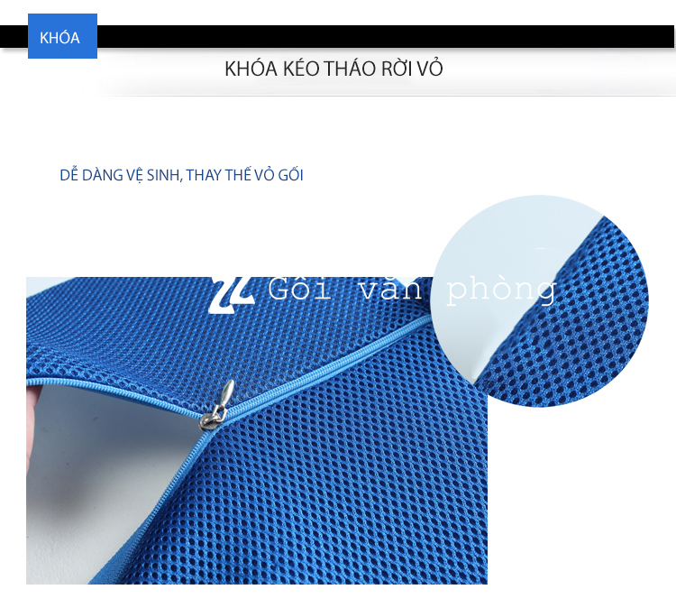 Khóa kéo gối Khóa kéo gối