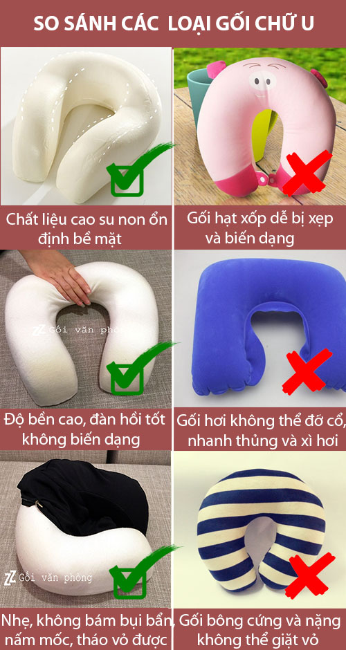 Gối chữ U Zuri Pillow